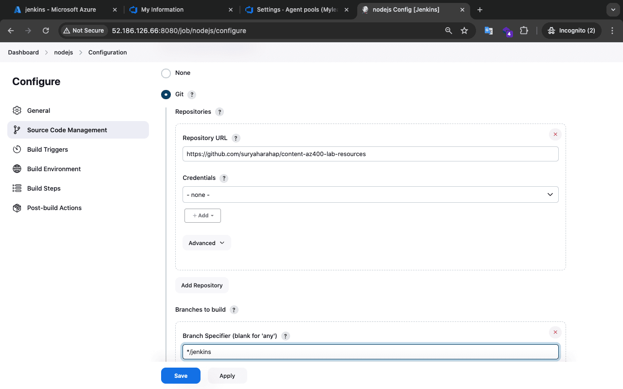 Image source code management git